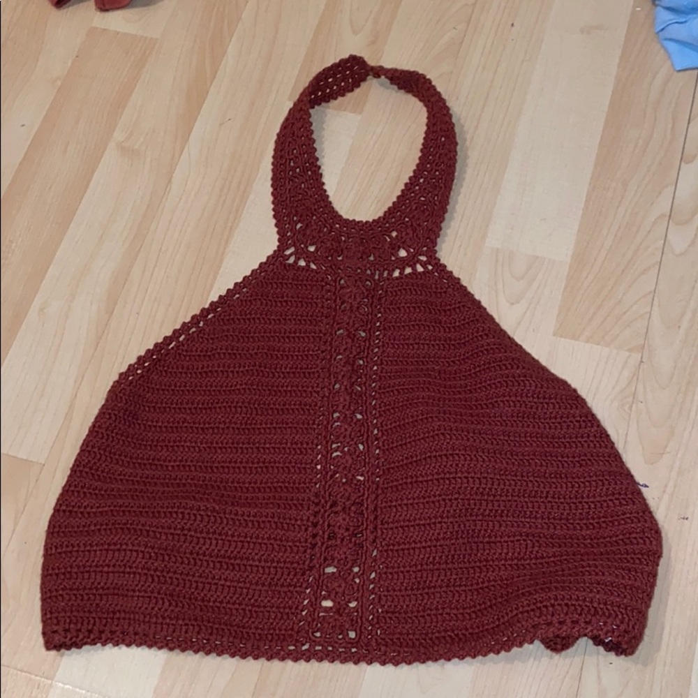Halter crop top
